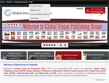 Tablet Screenshot of globalvisionpub.com